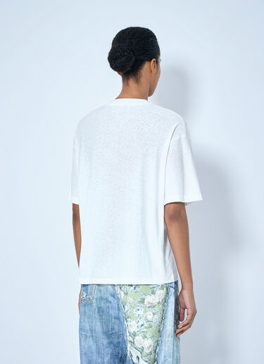 Acne Studios Graphic Logo T-Shirt White acn0265082