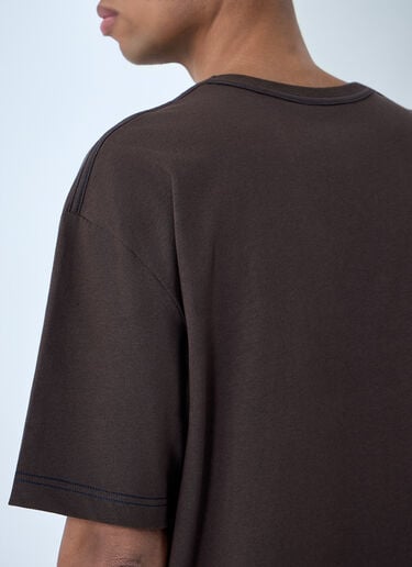Lemaire Boxy SS T-Shirt Brown lem0164014