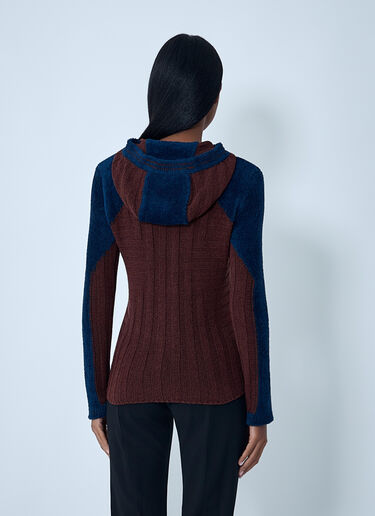Kiko Kostadinov Quimby Knitted Hooded Sweater Brown kko0262008