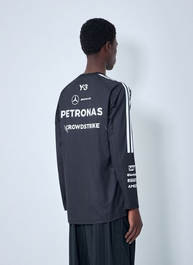 Y-3 MERCEDES Graphic Long Sleeve Jersey Black yyy0364067
