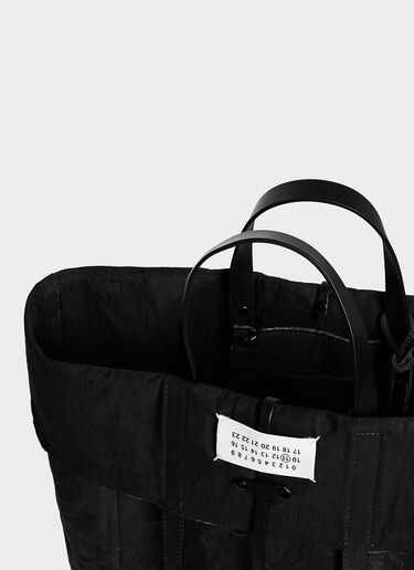 Maison Margiela Fold-Over Wrinkled Tote Bag Black mla0144029