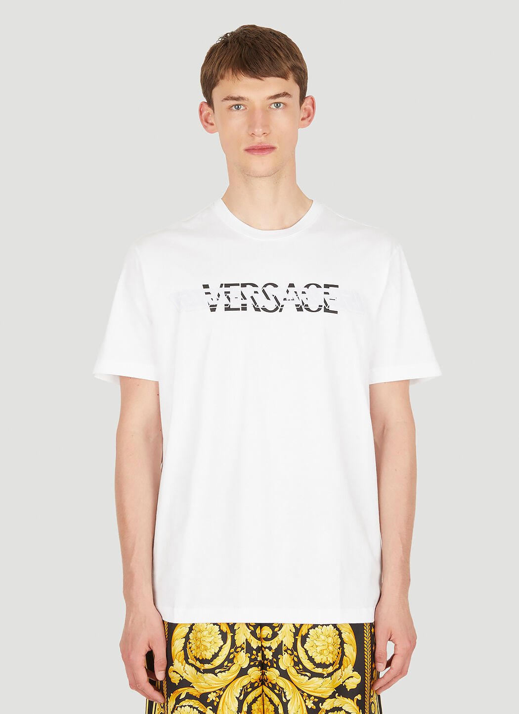 T shirt top versace collection uomo