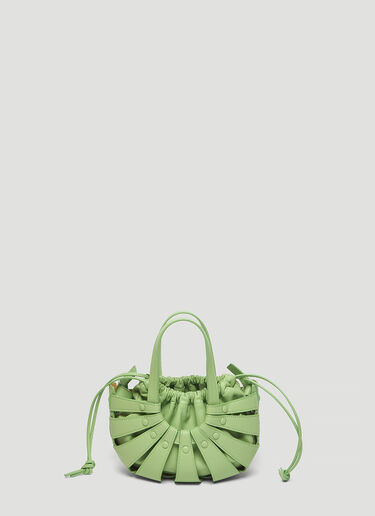 Bottega Veneta The Shell Mini Tote Bag Green bov0243044