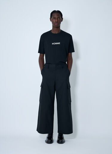 Wide-Leg Pocket Pants Comme des Garçons Homme Wide-Leg Pocket Pants Black cdh0162001