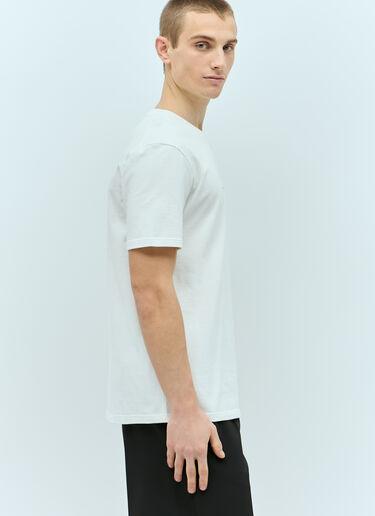 Jil Sander+ 로고 프린트 티셔츠 화이트 jsp0156005