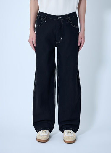Story mfg. Poetry Canvas Wonky-Wear Pants Black str0163006