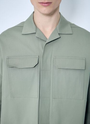 Rick Owens Tommy 工装衬衫  绿色 ric0159019
