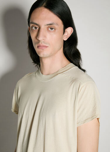 Rick Owens DRKSHDW Small Level T-Shirt Cream drk0156015