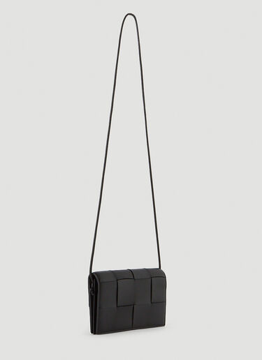 Bottega Veneta Wallet Shoulder Bag Black bov0250032
