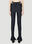 Mugler Cut Out Waistband Pants Black mug0251013
