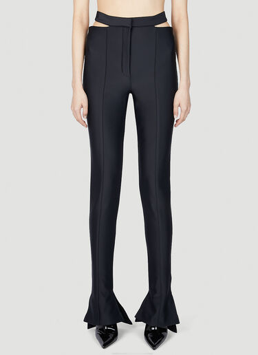 Cut Out Waistband Pants Mugler Cut Out Waistband Pants Black mug0251018