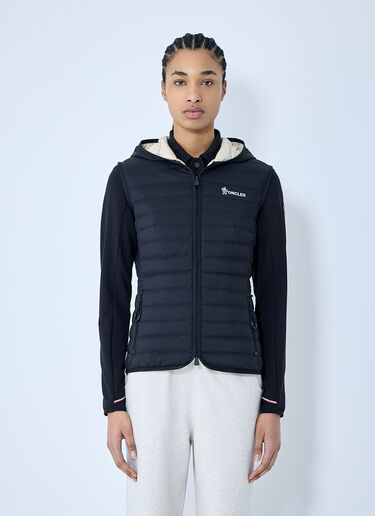 Moncler Grenoble パデッドフード付きジップアップジャケット  ブラック mog0259006