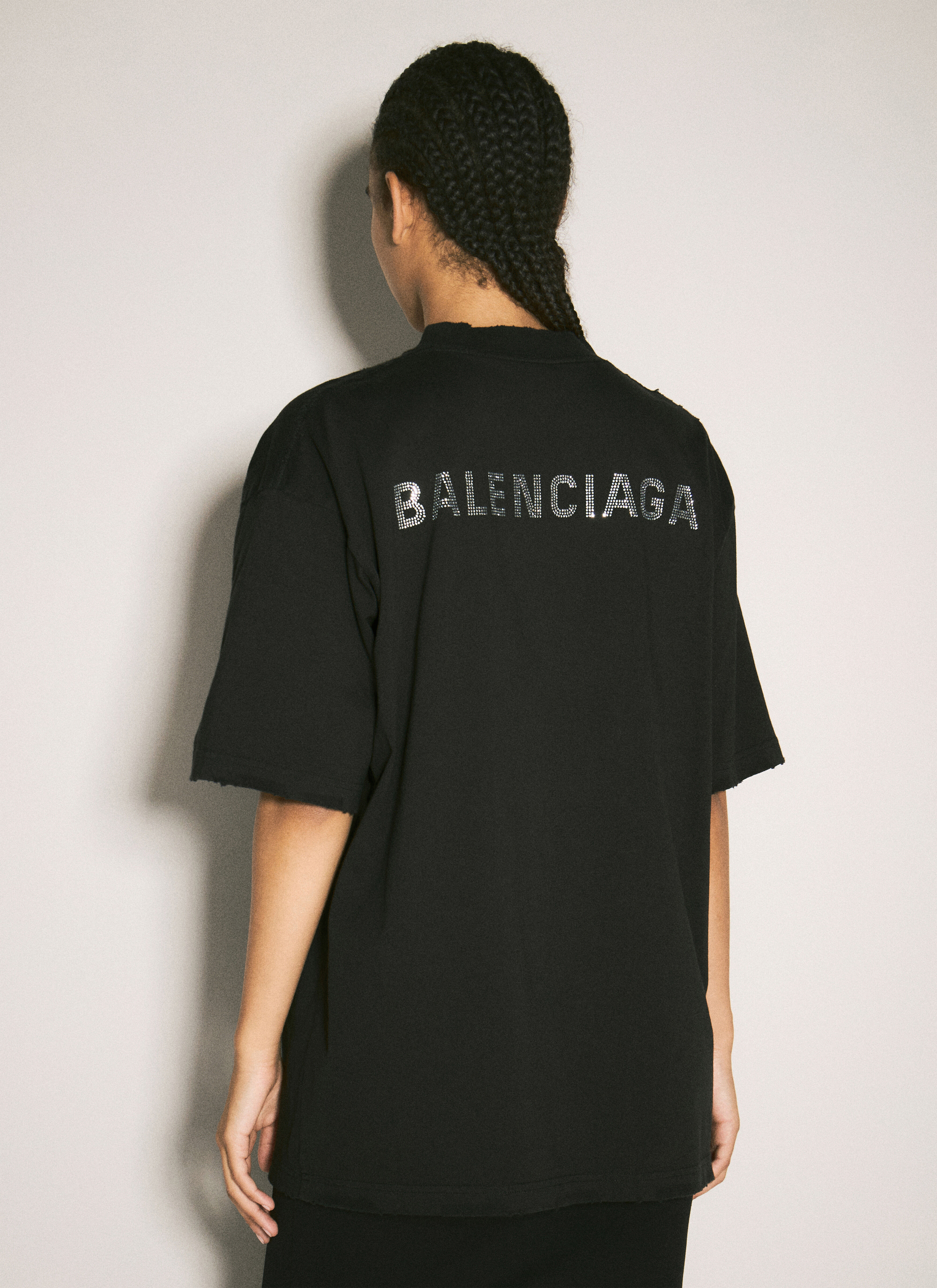 Balenciaga Women's' Back T-Shirt in Black | LN-CC®