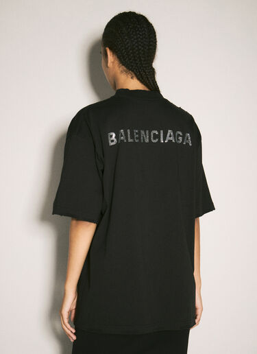Balenciaga Back T恤 黑 bal0257014