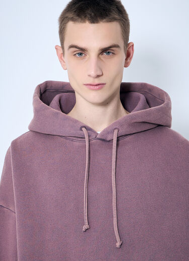 Acne Studios Drawstring Hood Sweatshirt Purple acn0159007
