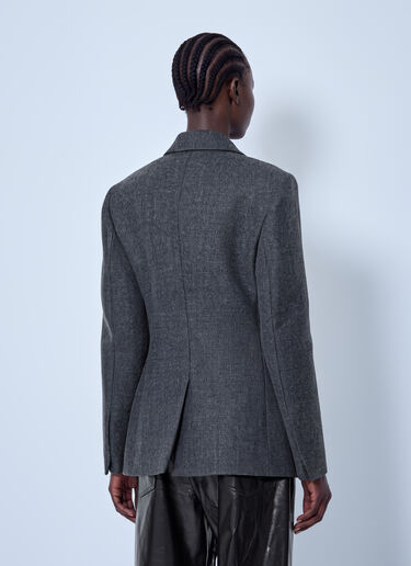 RÓHE Cup Detailed Blazer Grey roe0266001