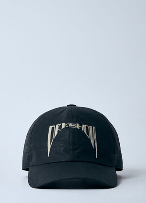 Rick Owens DRKSHDW Logo Motif Baseball Cap Black drk0160027