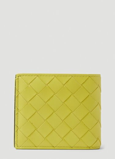 Bottega Veneta Intrecciato Bi-Fold Wallet Yellow bov0148082