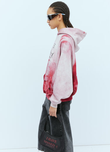 Praying I Have Sinned Hooded Sweatshirt Pink pry0354002