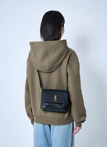 Saint Laurent Nikki 皮革马鞍包  黑色 sla0259101