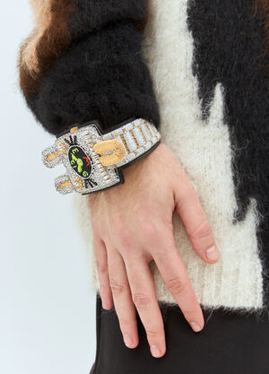 Burberry Crazy Bunny Beaded Bracelet Black bur0155112