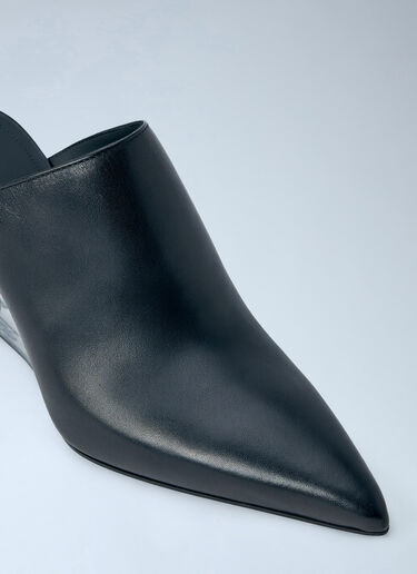 LN-CC® - Rick Owens: Cantilever 8 Sabot Sharp Mules - Black Rick Owens Cantilever 8 Sabot Sharp Mules Black ric0265053