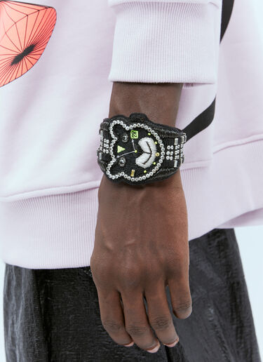 Walter Van Beirendonck Bear-W Bracelet Black wlt0154025