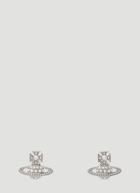 Vivienne Westwood Luzia Bas Relief Earrings White vvw0254042