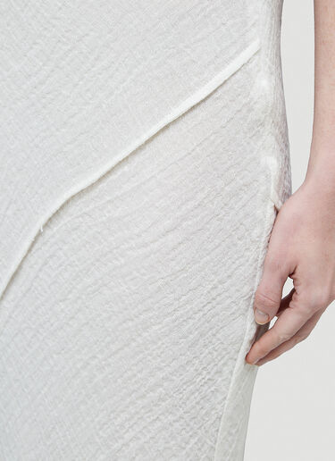 Acne Studios Ife Crinkled Gauze Skirt White acn0244069
