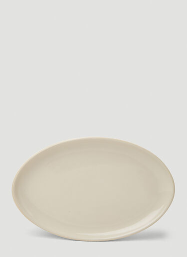 Marloe Marloe Set of Two Oval Dinner Plates Cream rlo0351003
