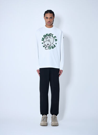 Moncler x FRGMT Hiroshi Fujiwara ロゴモチーフTシャツ ホワイト mfr0160062
