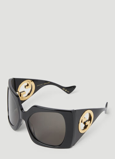 Gucci GG1255S 超大太阳镜 黑色 guc0252131