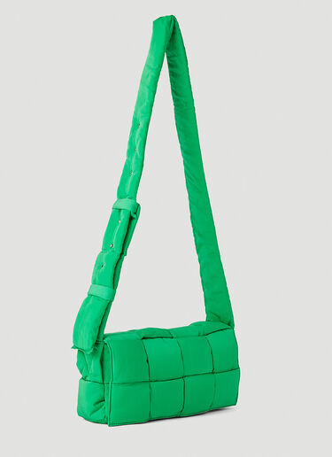 Bottega Veneta 衬垫 Tech Cassette 斜挎包 绿 bov0145002