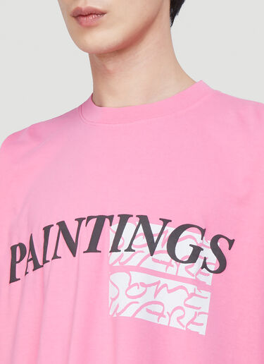Someware Paintings Long Sleeve T-Shirt Pink smw0140008