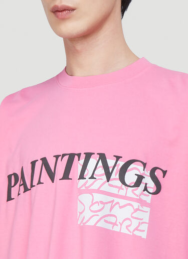 Paintings Long Sleeve T-Shirt Someware Paintings Long Sleeve T-Shirt Pink smw0140008