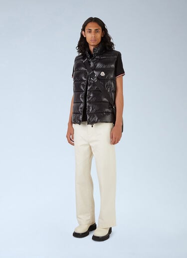 LN-CC® - Moncler: Tibb Down Vest Jacket - Black Moncler Tibb Down Vest Jacket Black mon0146015