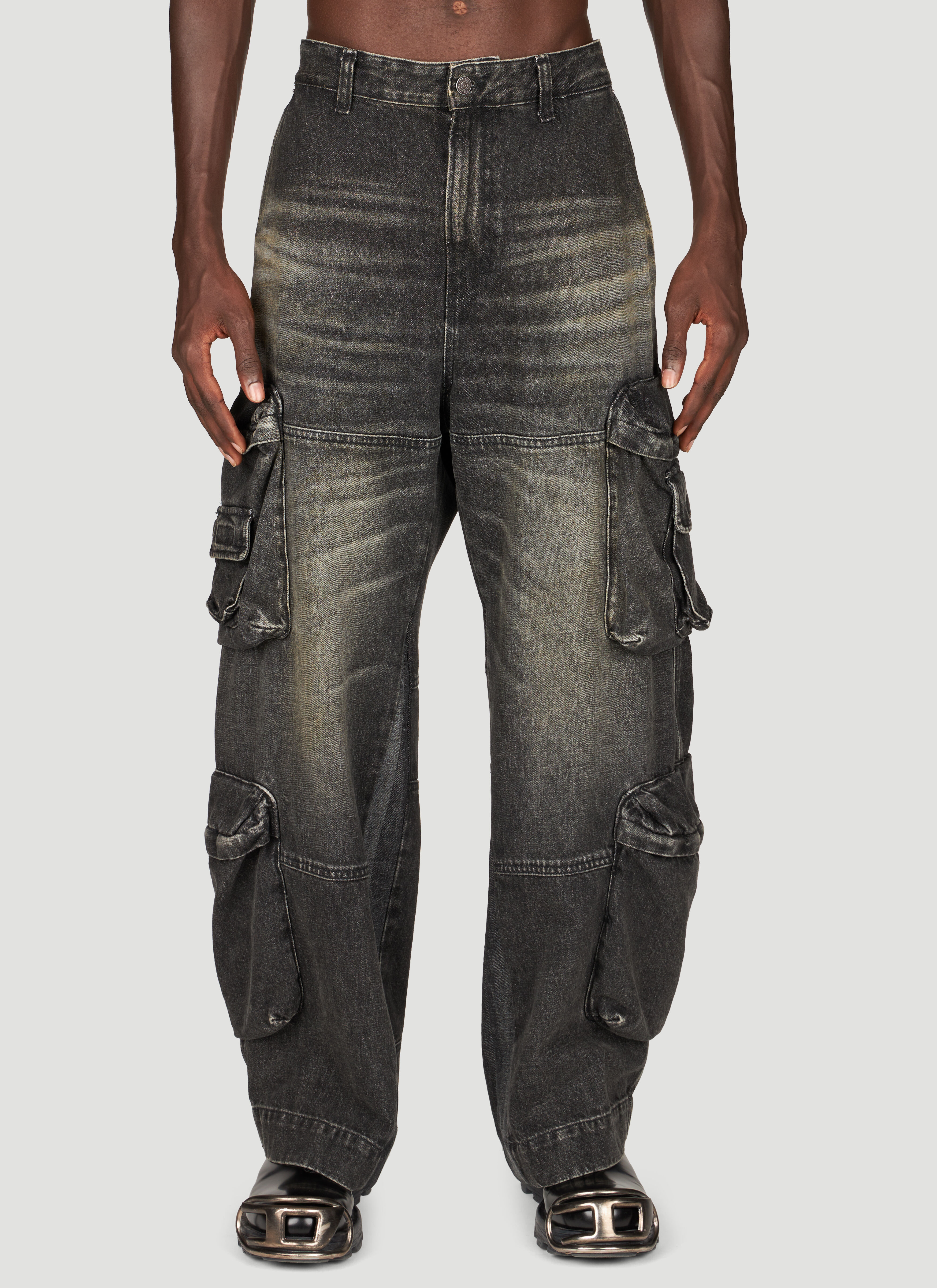 Diesel Men's' D-Fish-Cargo-S in Black | LN-CC®