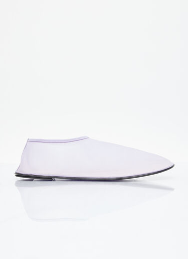The Row Sock Mesh Flats Lilac row0253048