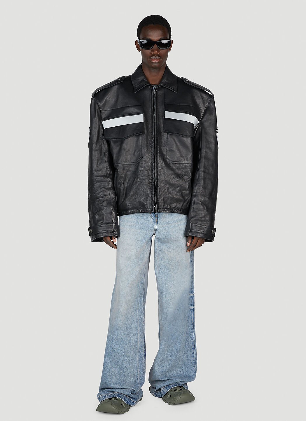 Balenciaga Men s Uniform Jacket in Black LN CC