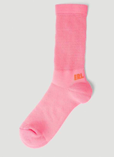 ERL 오픈워크 양말 Black erl0152008