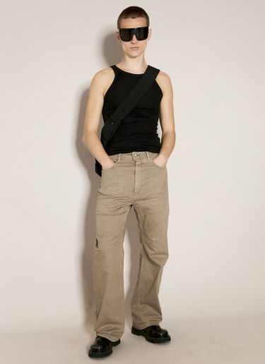 Rick Owens DRKSHDW Geth 牛仔裤  米色 drk0156006