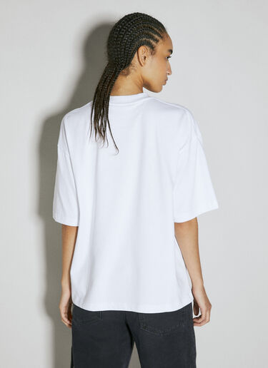 Ann Demeulemeester Marike Feather Print T-Shirt White ann0254010