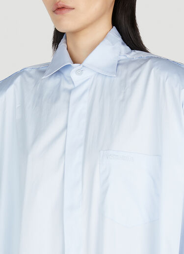 VETEMENTS Shirt Dress Light Blue vet0251013