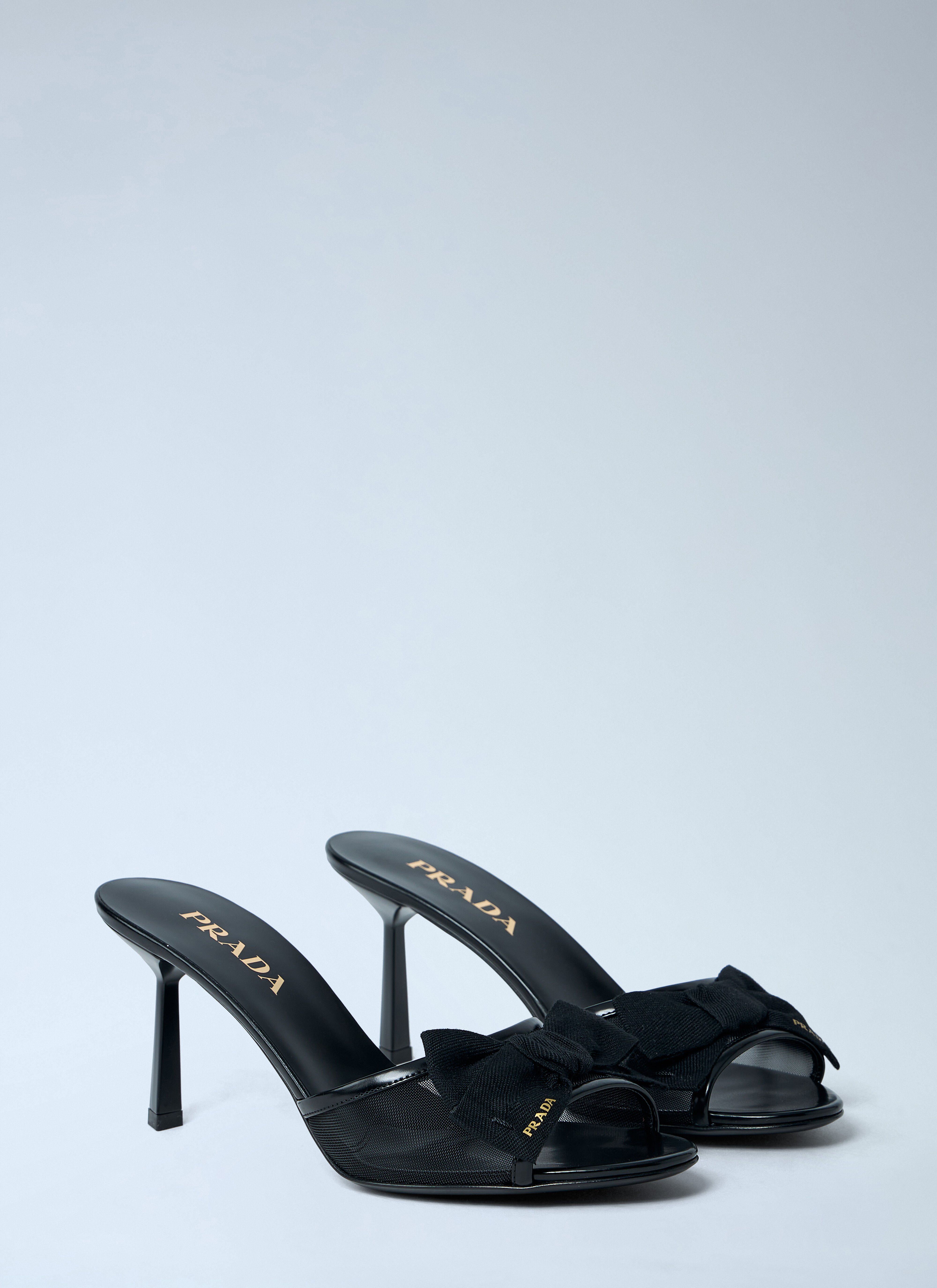 Prada Women's' Mesh Heels in Black | LN-CC®