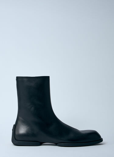 Jil Sander 皮革拉链及踝靴 黑色 jil0159010