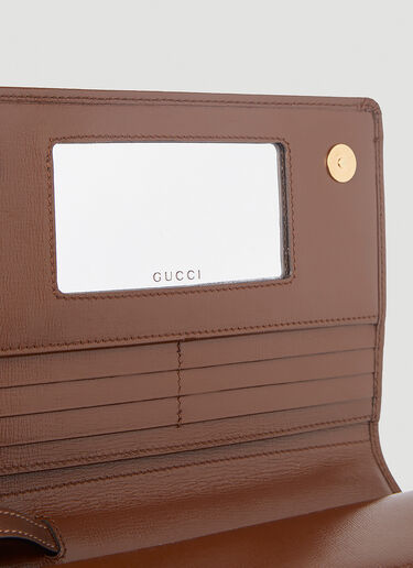 Gucci Horsebit 1955 腕带钱包 棕 guc0245190