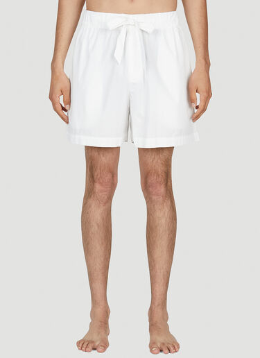 Tekla 抽绳睡裤式短裤 白色 tek0353014