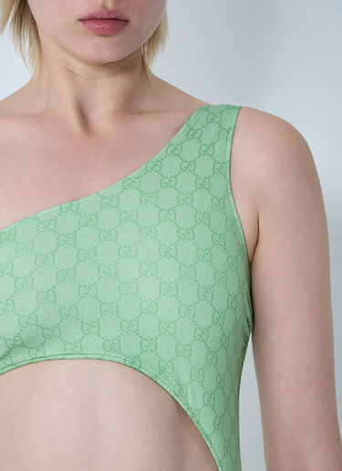 Gucci GG Stretch Jersey Swimsuit Green guc0259022