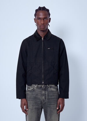 VETEMENTS Cut-Up Workwear Jacket Black vet0166001