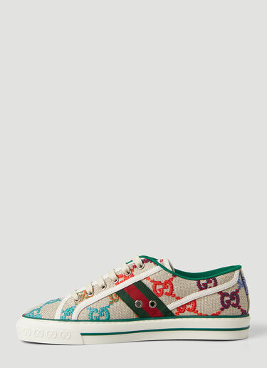 Gucci Psychedelic 1977 Tennis Sneakers White guc0247147